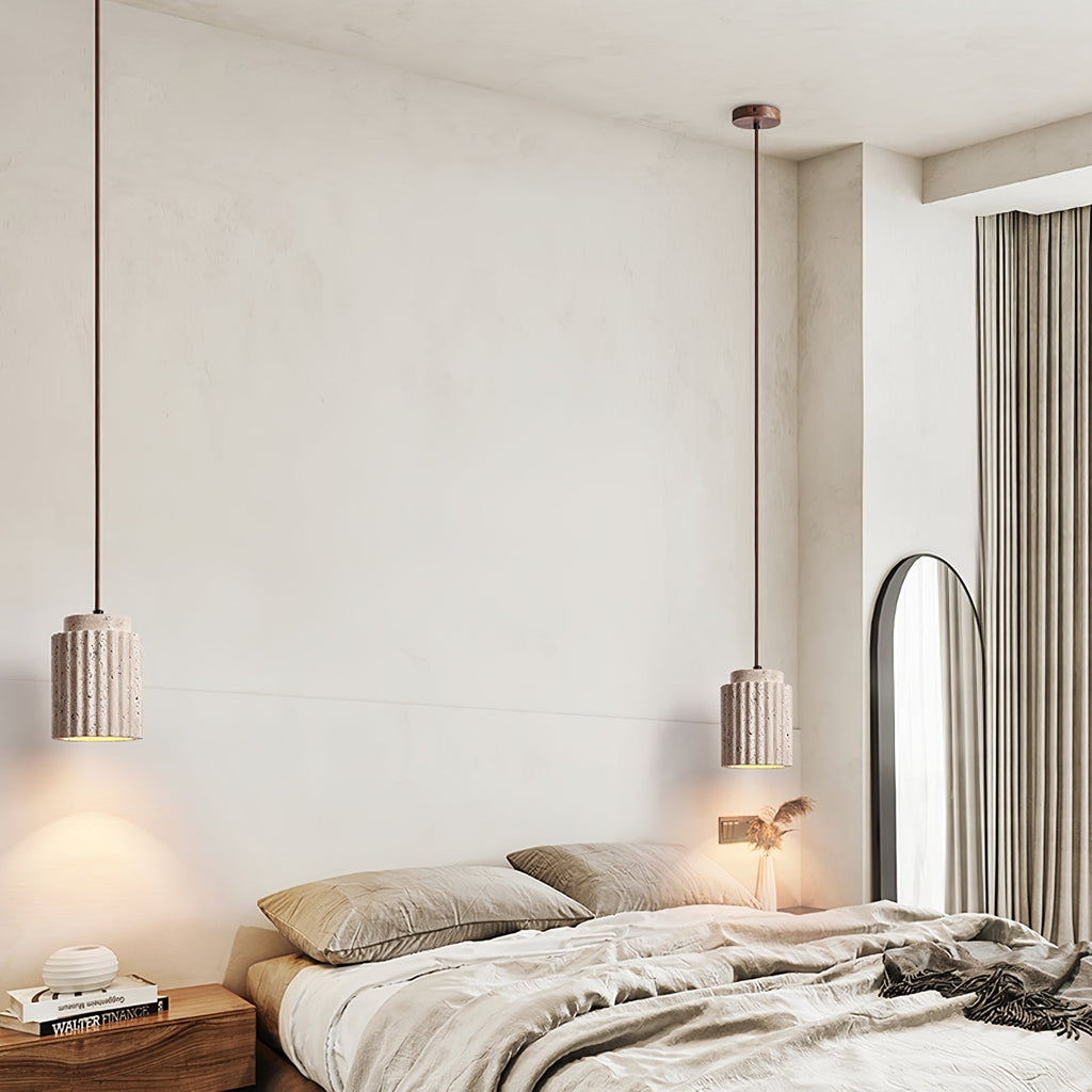 Mysolel Travertine Pendant Light