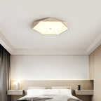 Hexagonal Travertine Ceiling Light