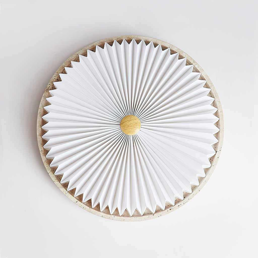 Ciloraris Textured Travertine Ceiling Light