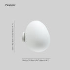 Valentina Design Geometric Glass Vanity Wall Light, White