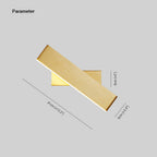 Kaya Rectangular Rotatable Wall Lamp