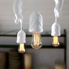 Aria Pendant Light Squirrel/Pinecone Modern, Resin, Restaurant