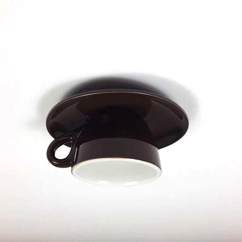 Aria Modern Coffee Cups Ceramic Flush Ceiling Lighting - product image 13