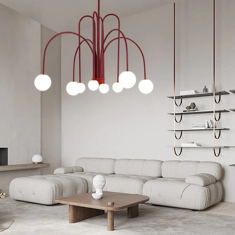 Monica Pendant Light Double Layer Glass Bubble