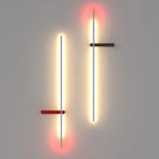 Arisha Minimalist Linear Wall Lamp Multi-Color Linear