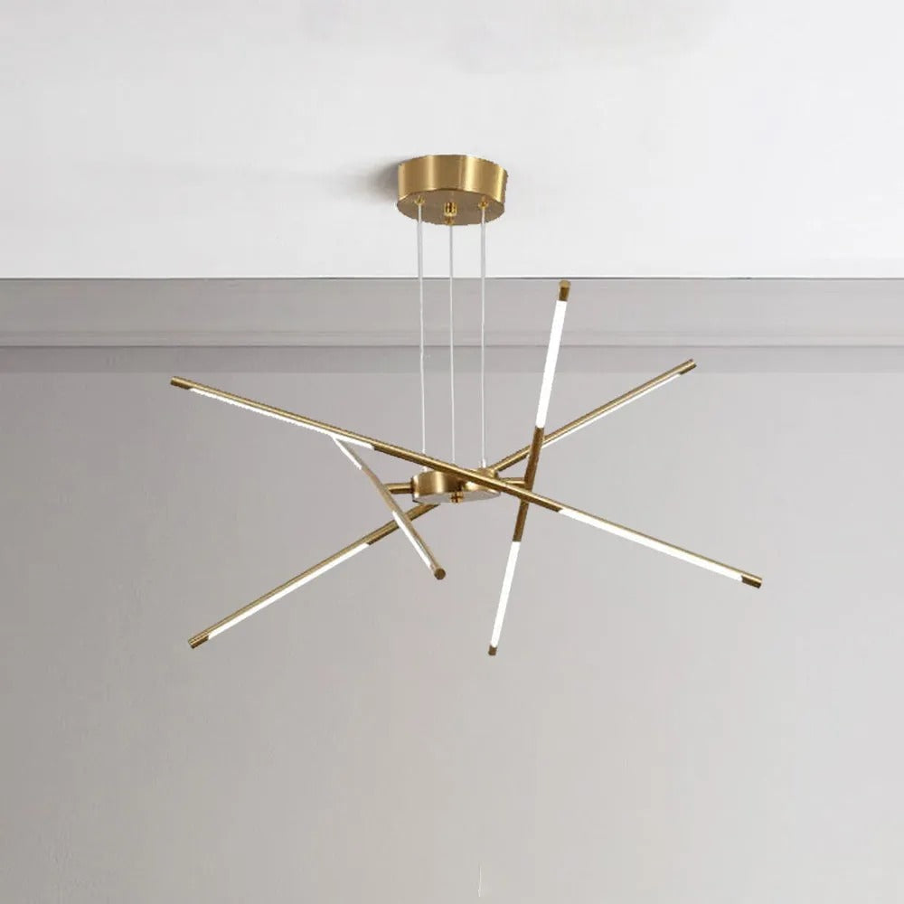 Arisha Pendant Light, Black/Gold, 6/8/10/12 Heads