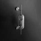 Kiri Industrial Classy Global Clear Glass Wall Lamp