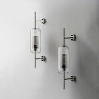 Kiri Industrial Classy Global Clear Glass Wall Lamp
