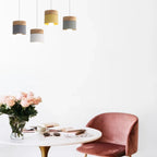 Valentina Modern Can Shape Metal/Wood Pendant Light