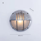 Wyre Wall Lamp Geometric Modern Metal Glass Outdoor