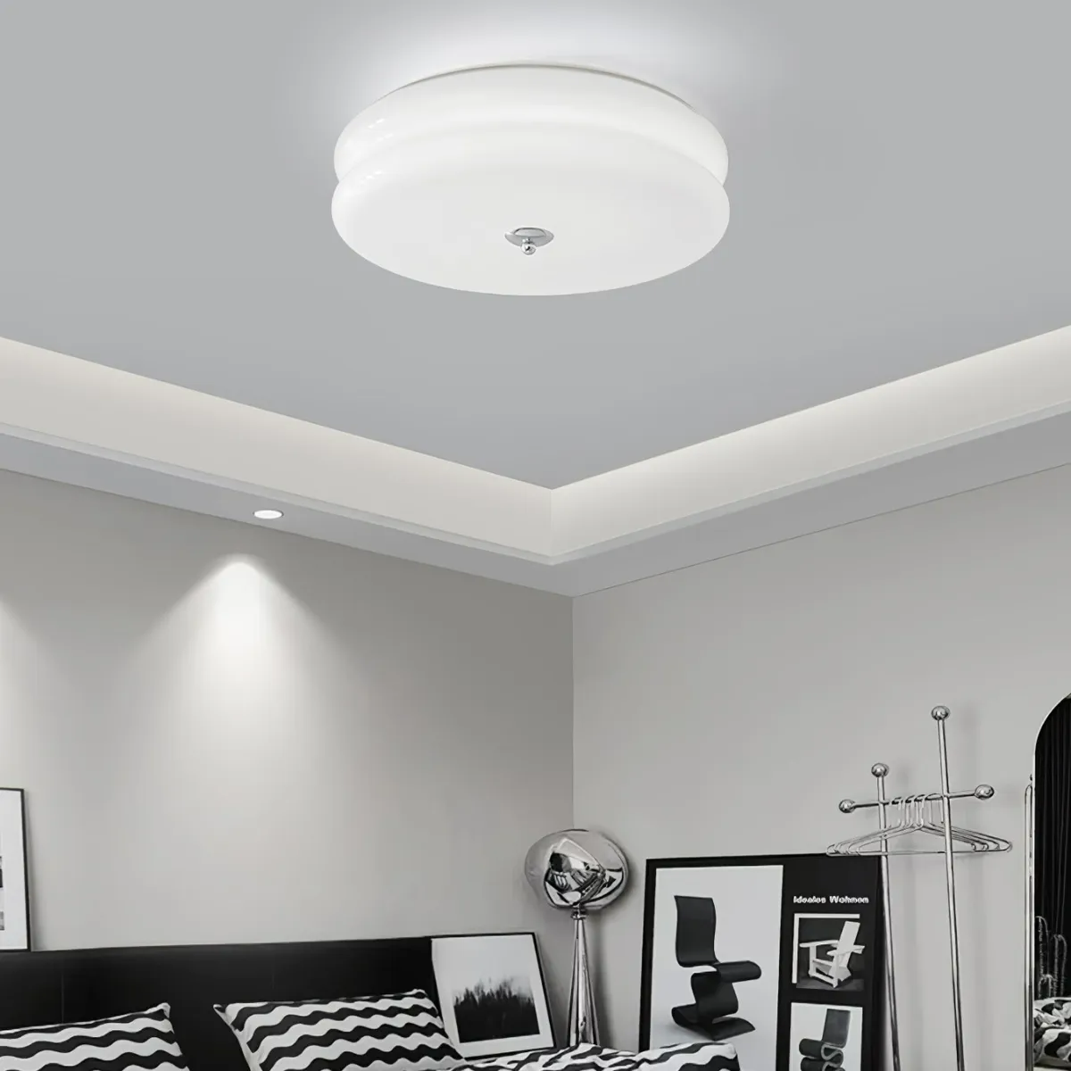 Candy Flush Mount Ceiling Light Two Layer