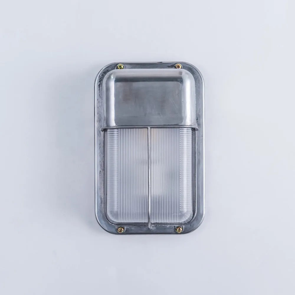 Wyre Wall Lamp Geometric Modern Metal Glass Outdoor
