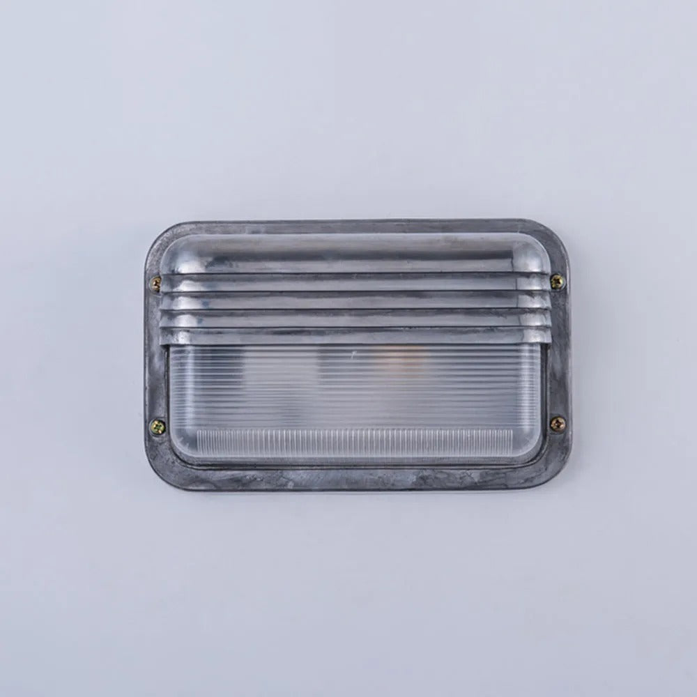 Wyre Wall Lamp Geometric Modern Metal Glass Outdoor