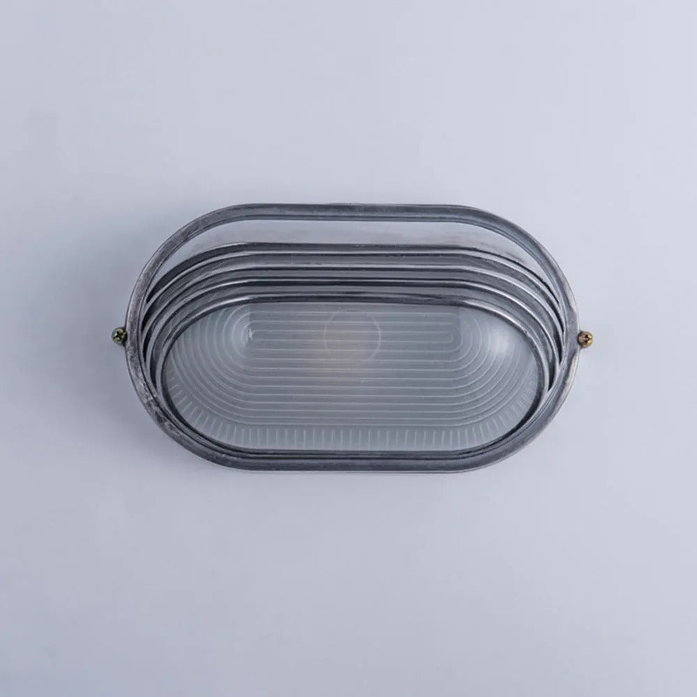 Wyre Wall Lamp Geometric Modern Metal Glass Outdoor