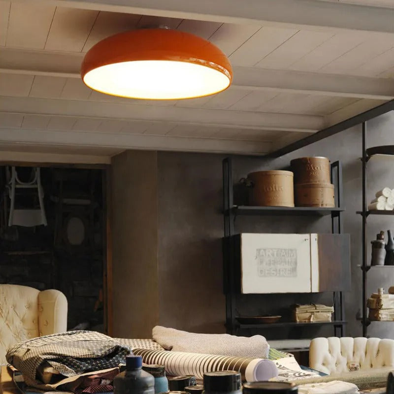 Valentina Vintage LED Flush Mount Ceiling Light Metal Bedroom/Living Room