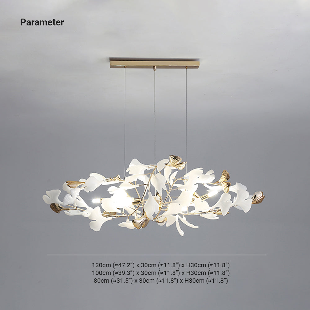 Jarn Pendant Light Feuille/Multi Modern Metal/Céramique Gold/White Living Room - 10