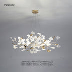 Jarn Pendant Light Feuille/Multi Modern Metal/Céramique Gold/White Living Room - 11