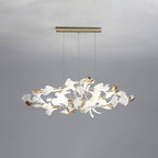 Jarn Pendant Light Feuille/Multi Modern Metal/Céramique Gold/White Living Room - 12