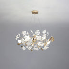 Jarn Pendant Light Feuille/Multi Modern Metal/Céramique Gold/White Living Room - 15