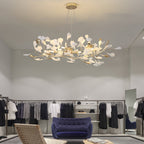 Jarn Pendant Light Feuille/Multi Modern Metal/Céramique Gold/White Living Room - 18