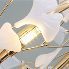 Jarn Pendant Light Feuille/Multi Modern Metal/Céramique Gold/White Living Room - 26