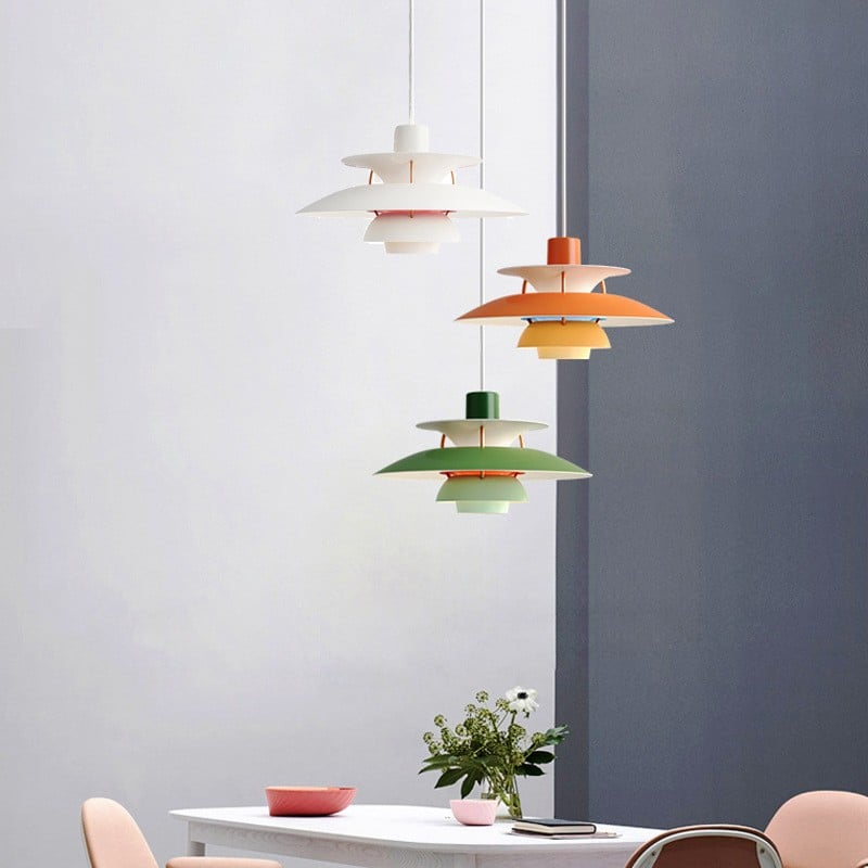 Jojo Pendant Light Macaron with Abat-Jour. 15 Coloris - 9