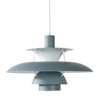 Jojo Pendant Light Macaron with Abat-Jour. 15 Coloris - Grey - 30 Cm - Warm White