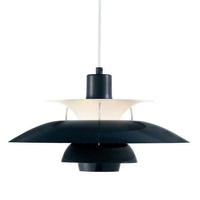Jojo Pendant Light Macaron with Abat-Jour. 15 Coloris - Black - 30 Cm - Warm White