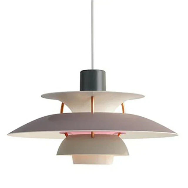 Jojo Pendant Light Macaron with Abat-Jour. 15 Coloris - Nuances of Grey - 30 Cm - Warm White