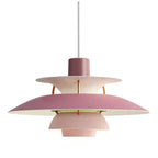 Jojo Pendant Light Macaron with Abat-Jour. 15 Coloris - Nuances of Pink - 30 Cm - Warm White