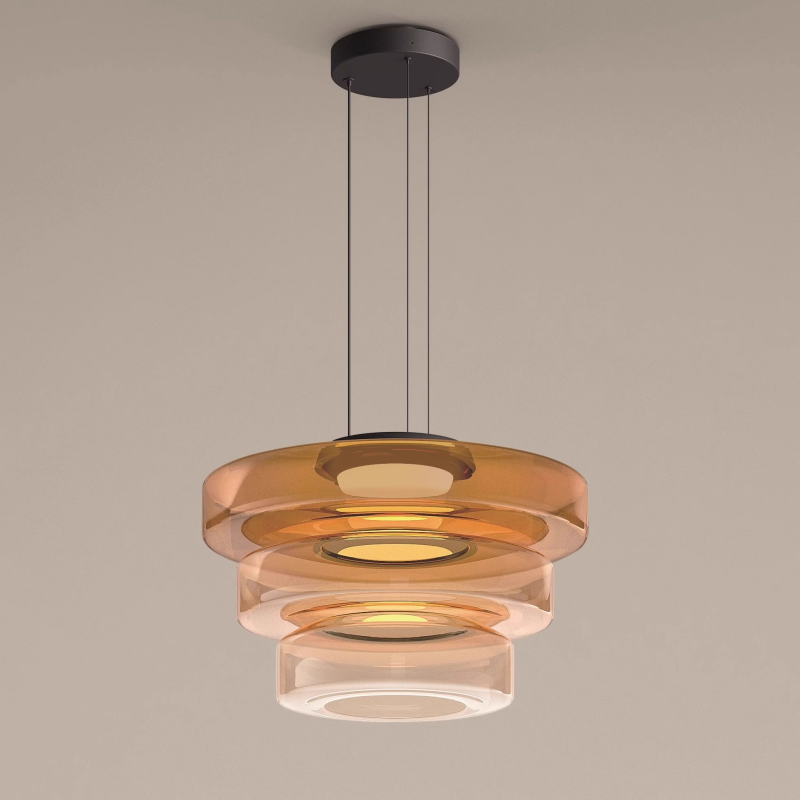 Jojo Pendant Light Glass Structure to Plusieurs Niveaux - 12