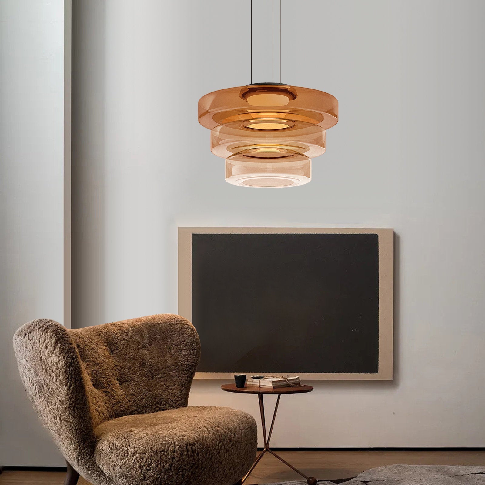 Jojo Pendant Light Glass Structure to Plusieurs Niveaux - 3