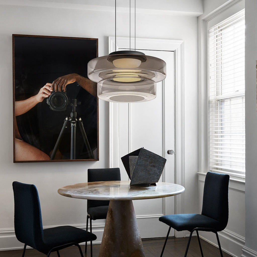 Jojo Pendant Light Glass Structure to Plusieurs Niveaux - 9