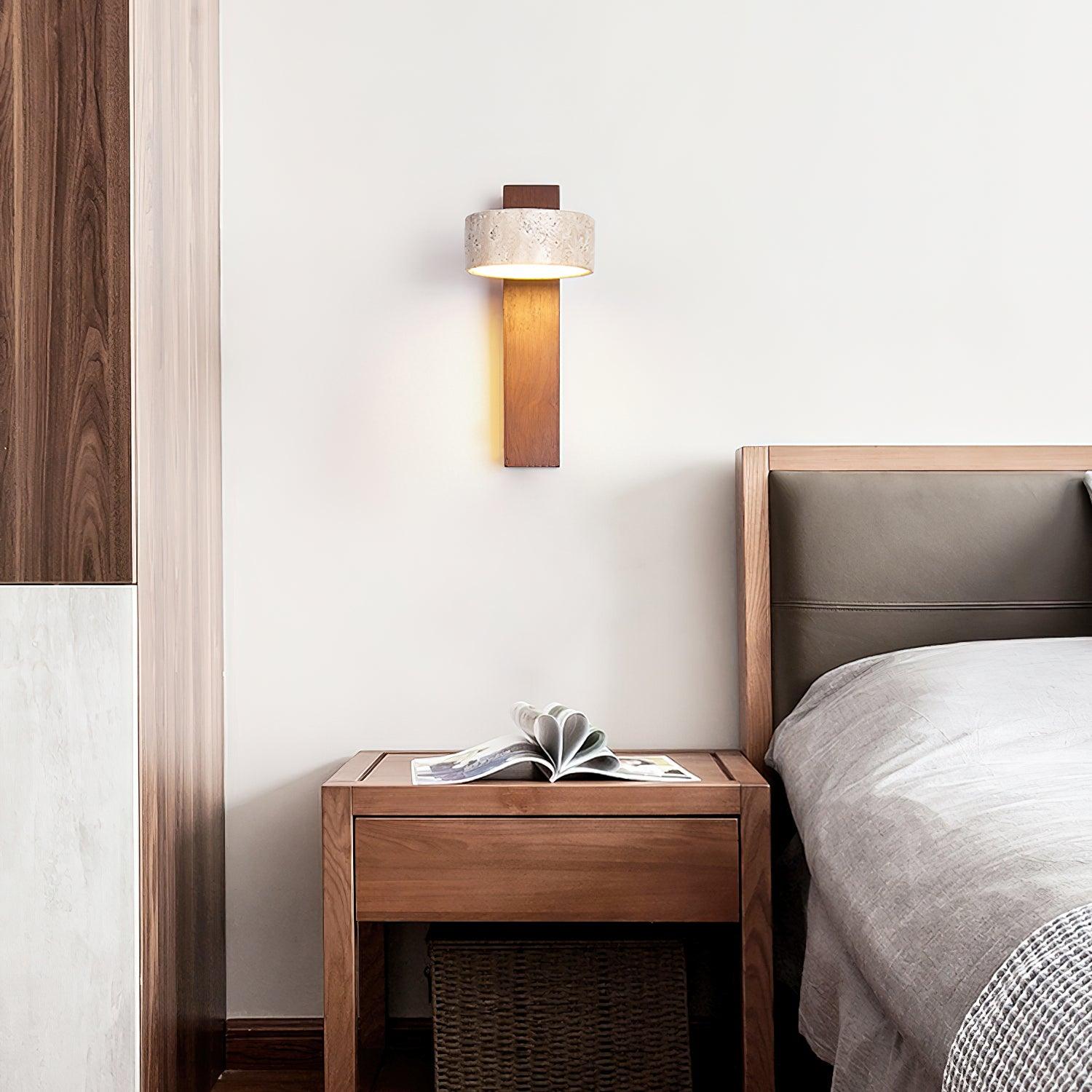 Jovan Wall Light in Travertine - 3