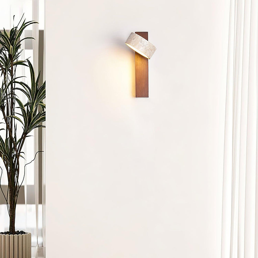 Jovan Wall Light in Travertine - 7