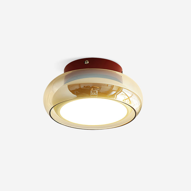 June Ceiling Light Industrial Glass - 1