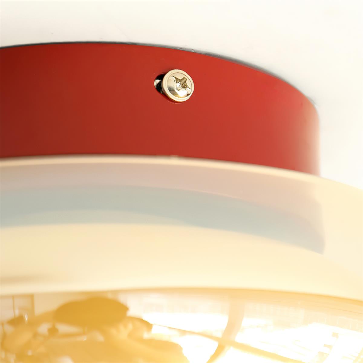 June Ceiling Light Industrial Glass - 11