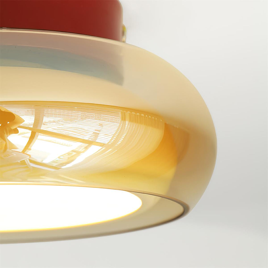 June Ceiling Light Industrial Glass - 13