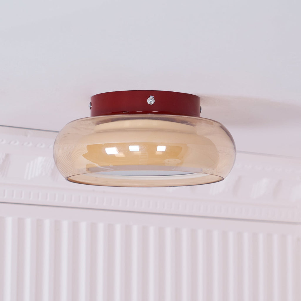 June Ceiling Light Industrial Glass - 14