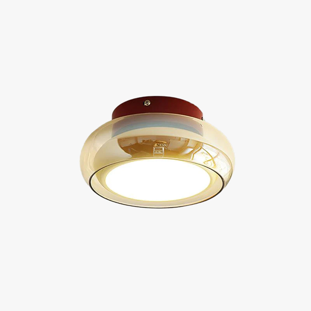June Ceiling Light Industrial Glass - 17