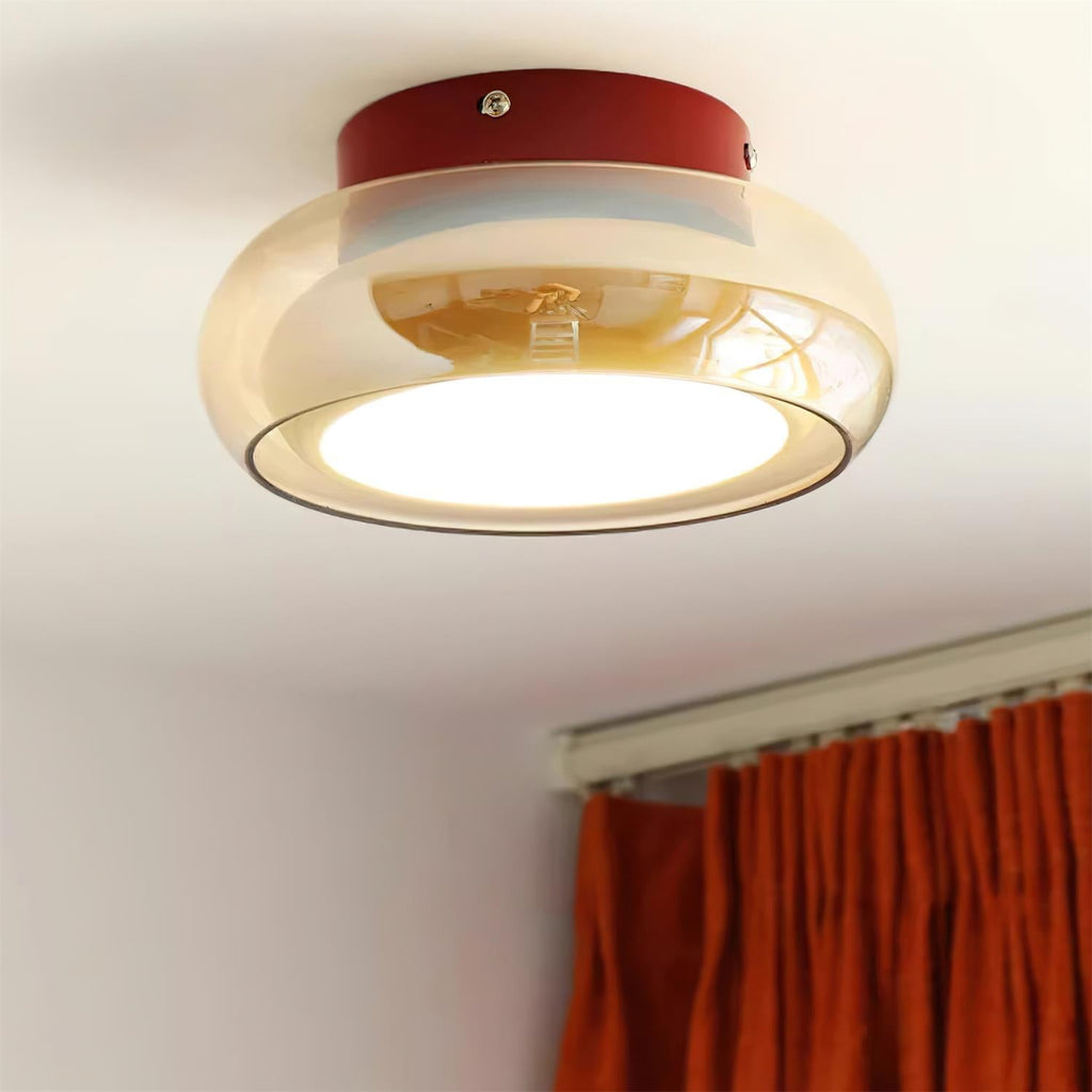 June Ceiling Light Industrial Glass - 2