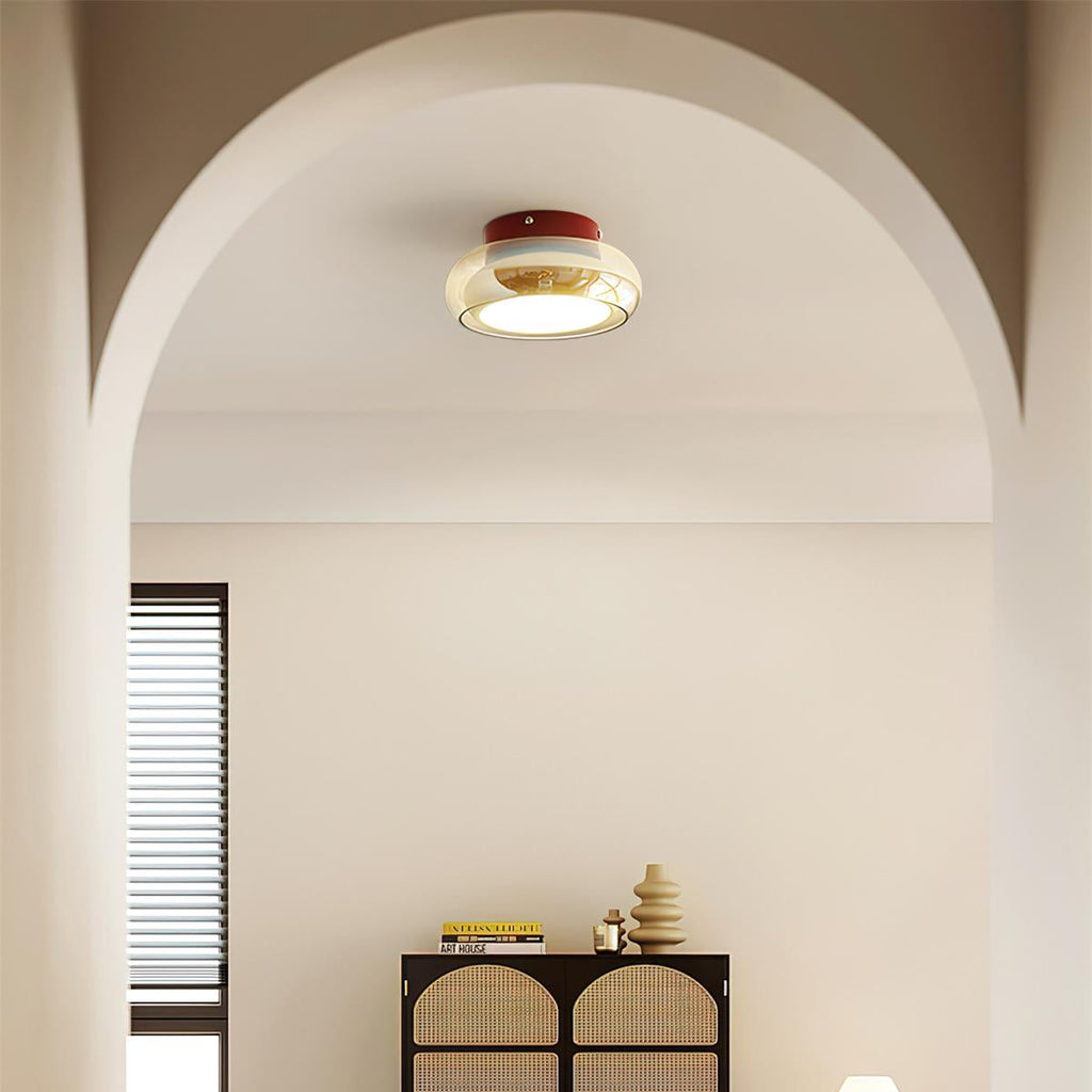 June Ceiling Light Industrial Glass - 4