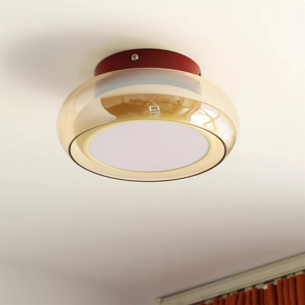 June Ceiling Light Industrial Glass - 9