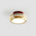 June Ceiling Light Industrial Glass - Cognac - 3 Températures of Colour