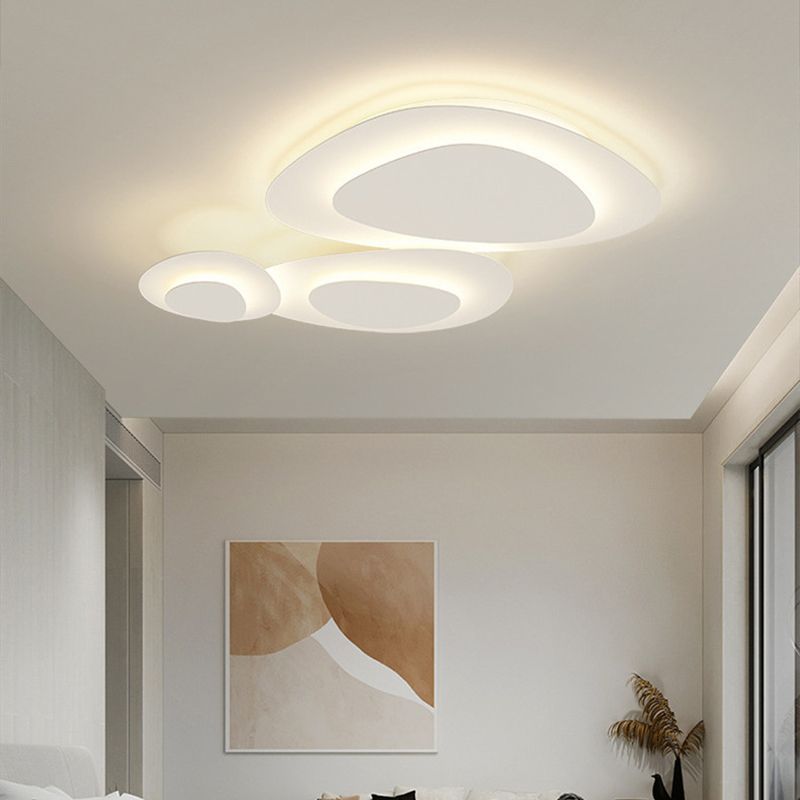 Jurel Ceiling Light Nuage Bedroom to Couche - Length 50 Cm - Light Warm - White