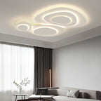 Jurel Ceiling Light Nuage Bedroom to Couche - Length 90 Cm - Light White - White