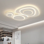 Jurel Ceiling Light Nuage Bedroom to Couche - Length 90 Cm - Light Warm - White