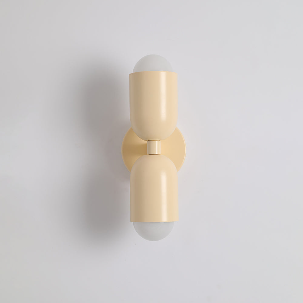 Kira Wall Light Bicolore to Double Head - Beige
