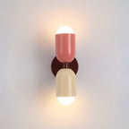 Kira Wall Light Bicolore to Double Head - Pink + White