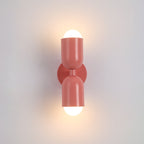 Kira Wall Light Bicolore to Double Head - Pink